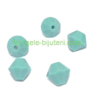 Margele Preciosa biconice Turquoise - 6mm 1 buc