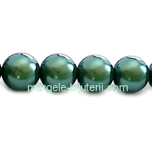 Perle Preciosa Pearlescent Green 12mm 1 buc