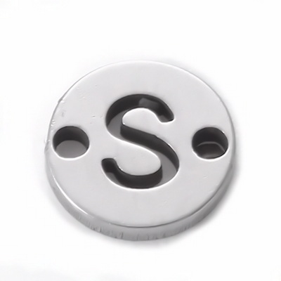 Conector/link otel inoxidabil 304, 6x1mm, decupata litera S 1 buc