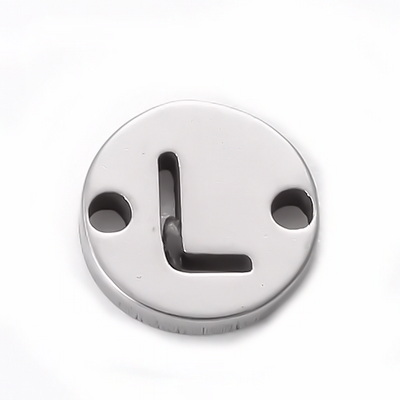 Conector/link otel inoxidabil 304, 6x1mm, decupata litera L