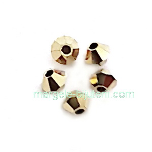 Margele Preciosa biconice Aurum full - 3mm 1 buc