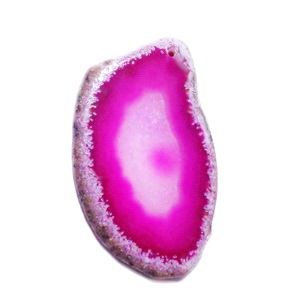 Pandantiv agat fucsia, 67x35x5mm 1 buc