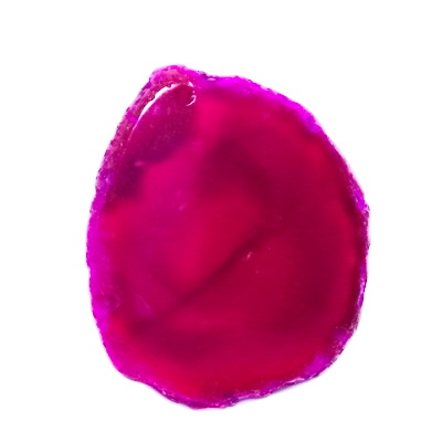 Pandantiv agata fucsia, 67x35x5mm 1 buc