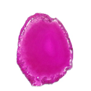 Pandantiv agata magenta, 70x53x5mm