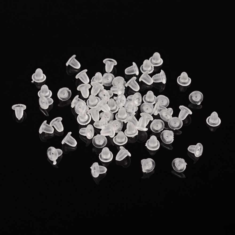 Dop silicon, pt. cercei, 3x4 mm-1.3 gr(cca 50 buc) 1 buc