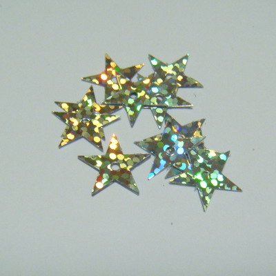 Paiete argintii stelute 13mm, 2 gr(cca 80 bc)