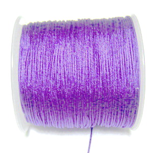 Snur pt bratari shamballa, violet deschis, grosime 1mm-bobina 91m