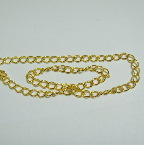 Lant auriu cu zale 5x3 mm
