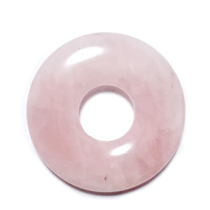 Pandantiv cuart roz, disc 50x7 mm 1 buc