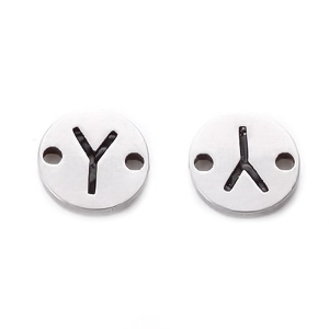 Conector/link otel inoxidabil 304, 6x1mm, decupata litera Y 1 buc