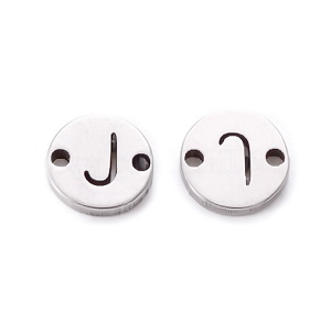 Conector/link otel inoxidabil 304, 6x1mm, decupata litera J 1 buc