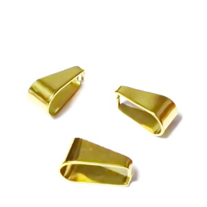 Agatatoare pandantiv, otel inoxidabil 304, IP(placat cu ioni)auriu, 13x6.5mm
 1 buc