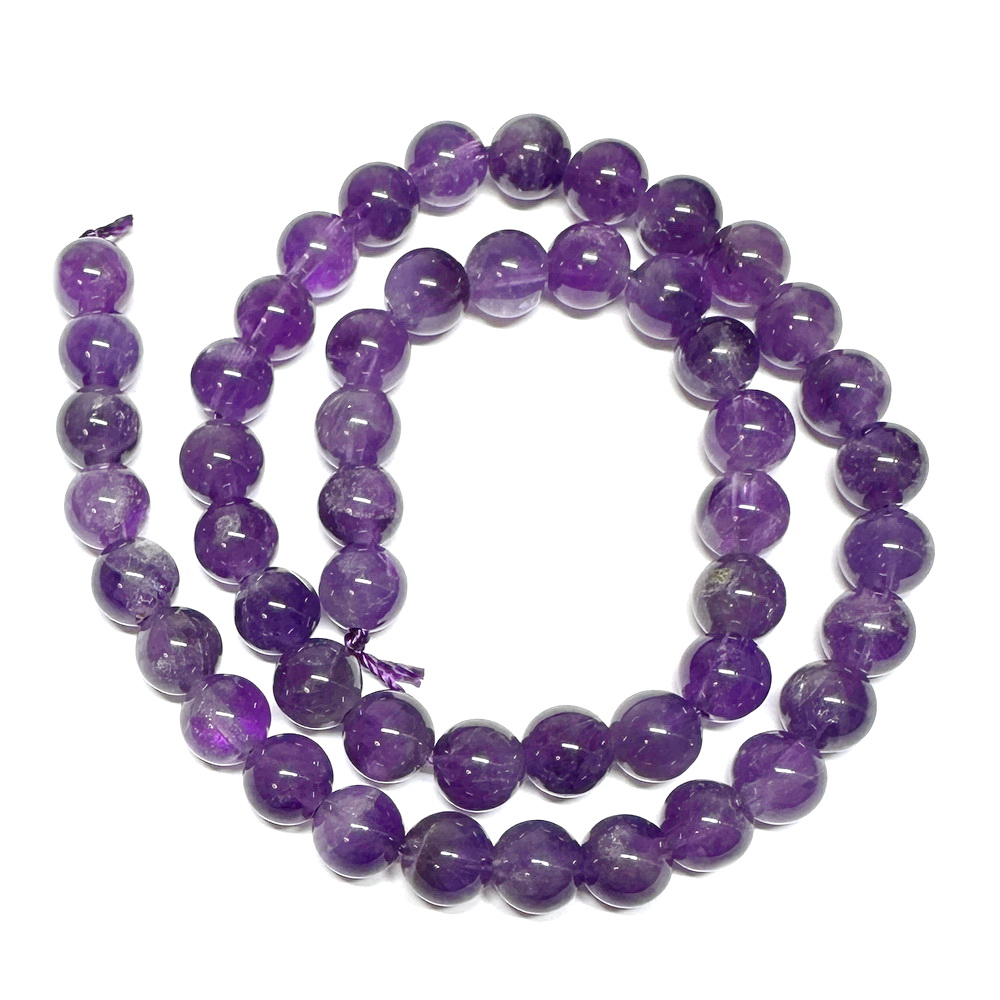Ametist sferic, 8mm-sir 50 buc 1 buc