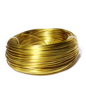 Sarma modelaj aluminiu, grosime 1.5mm, aurie, lungime 48-49m