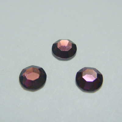 Aplice sticla rotunde fatelate mov 4.8mm(SS20)