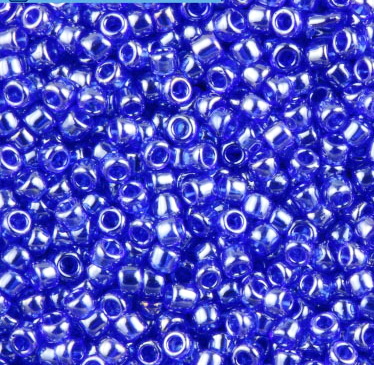 Margele TOHO , rotunde 11/0 : Transparent,Lustered Cobalt