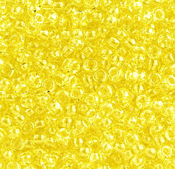 Margele TOHO , rotunde 11/0 : Transparent Lemon
