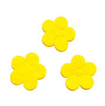 Fetru galben, floare 18~20x0.4mm 1 buc