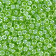 Margele TOHO, rotunde - 8/0 : Transparent-Lustered Lime Green