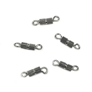 Inchizatoare argintiu inchis, cu filet, 14x3mm