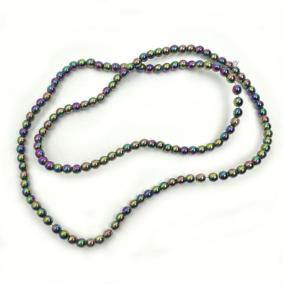 Hematite placate multicolor, 3mm- sir  72buc