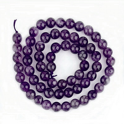 Ametist sferic, 6.5mm-sir 63 buc 1 buc