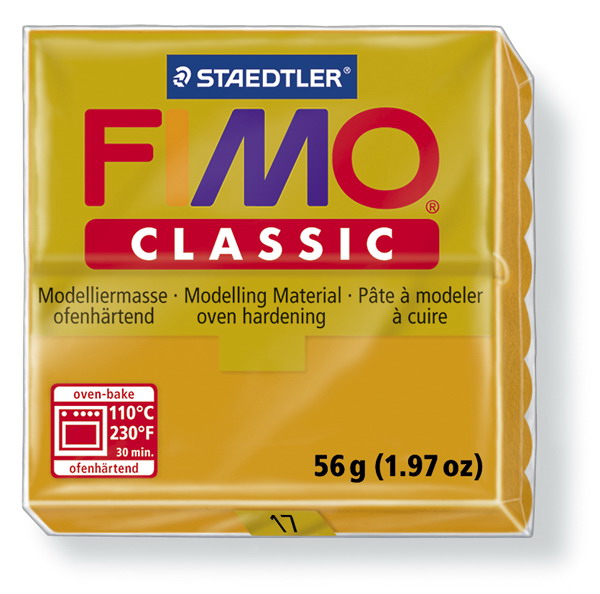 Plastelina fimo clasic 56g cod cul. 17 ocru