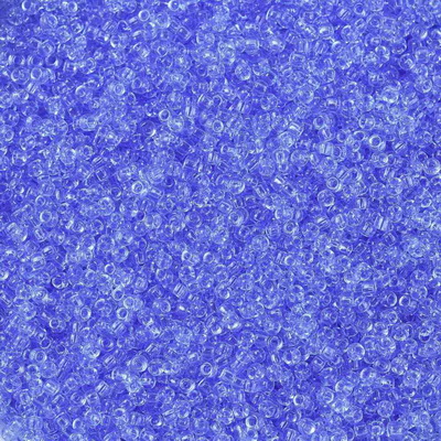 Margele Miyuki Rocailles,15/0, 1.5mm, (RR159) Transparent Light Cornflower Blue-sticluta 10g