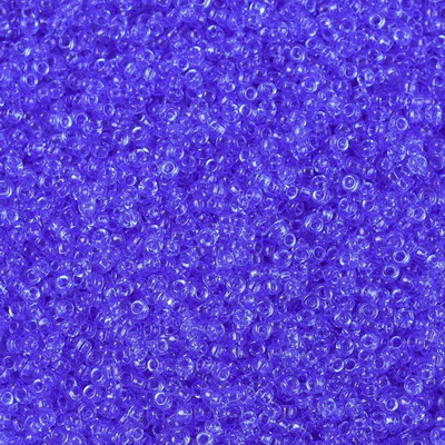 Margele Miyuki Rocailles,15/0, 1.5mm, (RR159D) Transparent Cornflower Blue-sticluta 10g 1 buc