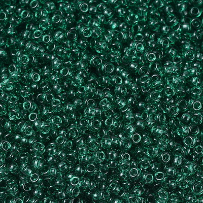 Margele Miyuki Rocailles,15/0, 1.5mm, (RR147) Transparent Emerald-5g