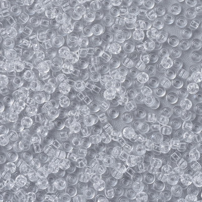 Margele Miyuki Rocailles,15/0, 1.5mm, (RR131) Transparent Crystal-5g 1 buc