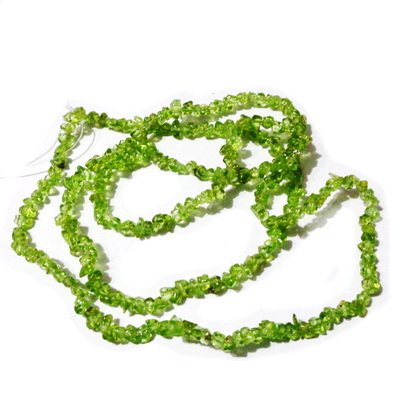 Chips  peridot 4-6mm-sir 81 cm 1 buc