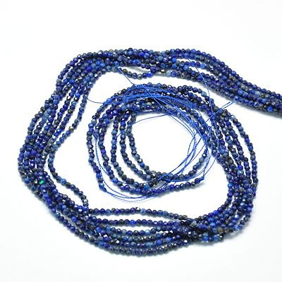 Lapis Lazuli, fatetat, 2mm-sir 190 buc