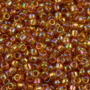 Margele TOHO rotunde 11/0 : Transparent-Rainbow Topaz 20 g