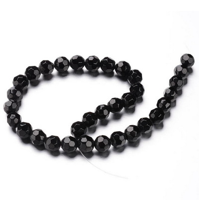 Cristale rotunde 6mm, negre-sir 52 buc 1 buc