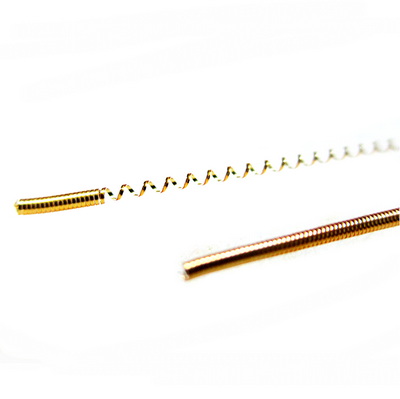 Sarma french wire 1.1mm, spiralata, culoare aurie, 39cm