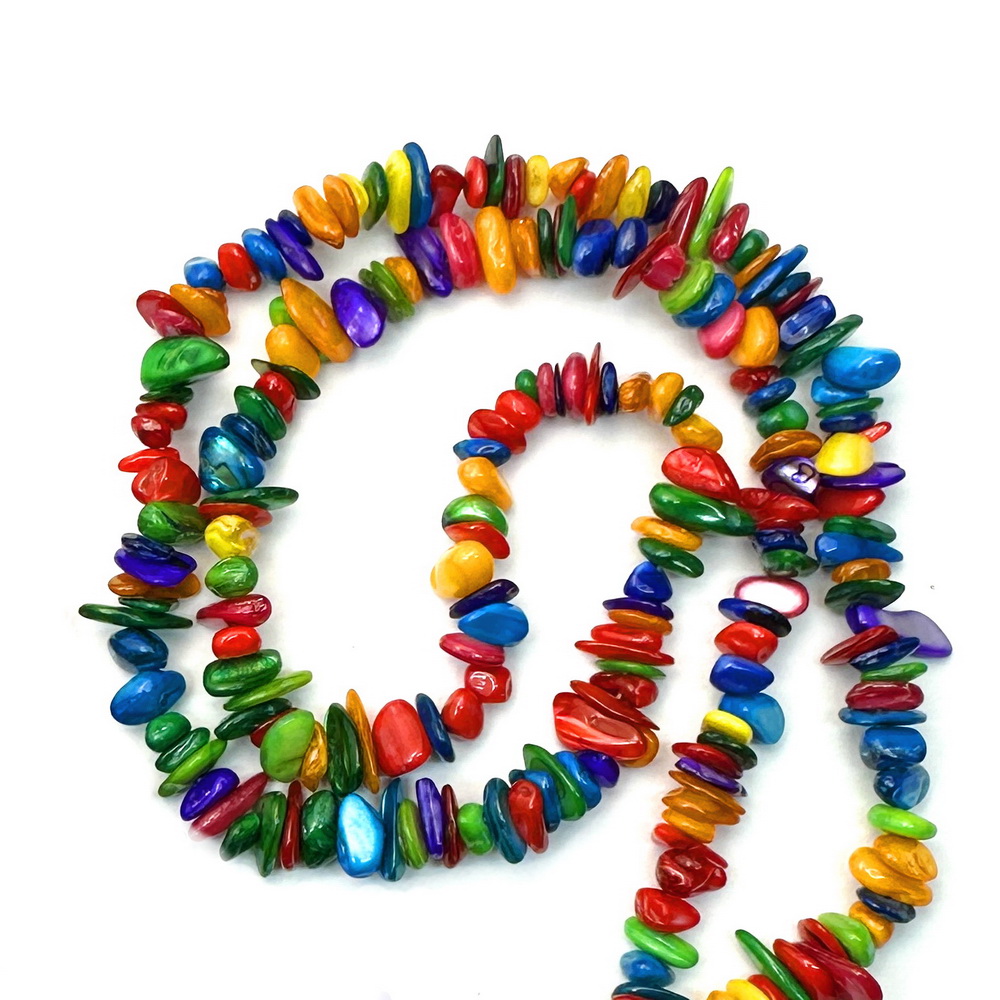 Chips sidef multicolor 5~8mm, sir 26-27 cm 1 buc