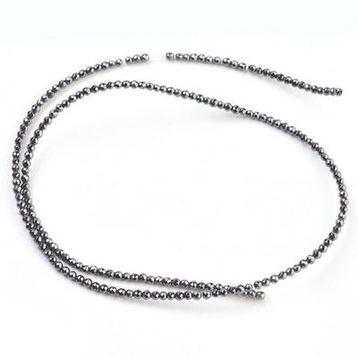 Hematit negru, fatetat, 2.3mm-sir 205 buc 1 buc