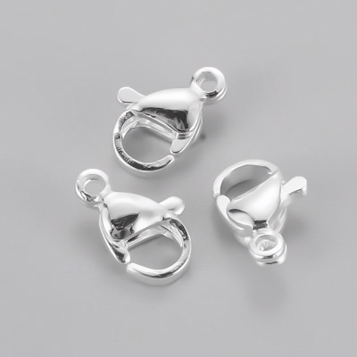 Inchizatoare ovala otel inoxidabil 304, argintie, 9x6x3.5mm 1 buc