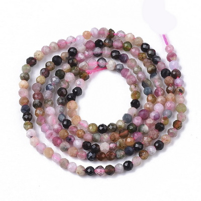 Turmaline multicolore, fatetate, 2mm-sir 210buc 1 buc