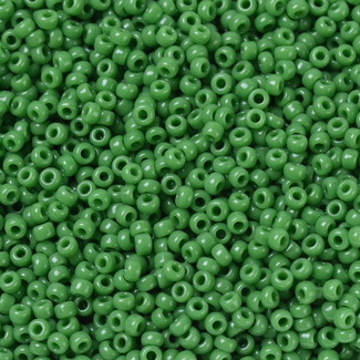 Margele Miyuki Rocailles,8/0, 3mm (RR411) Opaque Green-5gr 1 buc