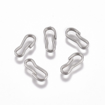 Inchizatoare breloc otel inoxidabil 304, 9.5x4x1.3mm 1 buc