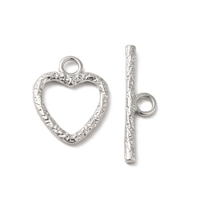 Inchizatoare toggle otel inoxidabil 304, inima 16.5x13.5x2mm