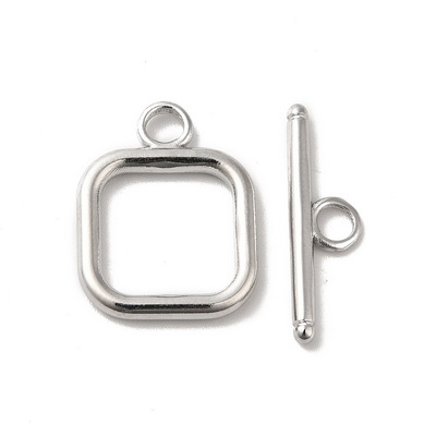 Inchizatoare toggle otel inoxidabil 304 , patrata 18x13.5x2mm 1 buc