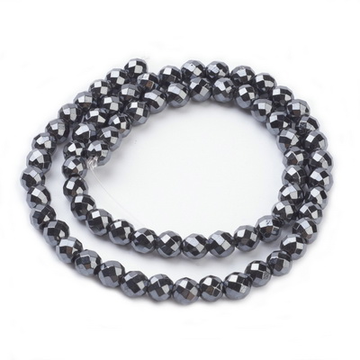 Hematite fatetate 4mm-sir 105 buc 1 buc