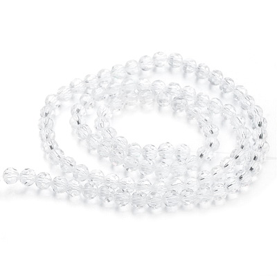 Cristale rotunde 4mm, transparente-sir 87 buc 1 buc