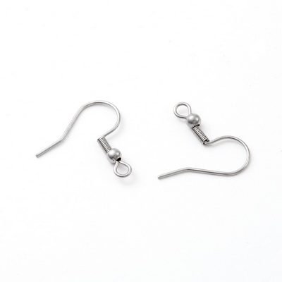 Tortite cercei otel inoxidabil chirurgical 316, cu arc si bobita, 20x19mm 2 buc