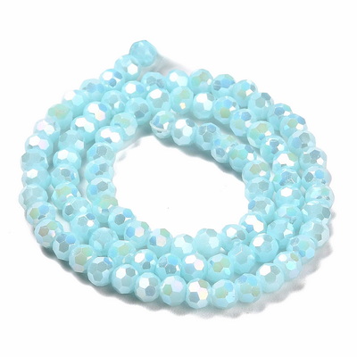 Cristale rondele 4.5x4mm, bleu AB-sir 94buc 1 buc