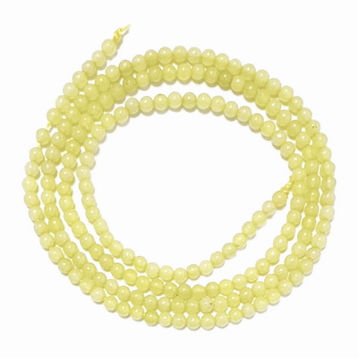 Jad lemon sferic, 2mm-sir 180 buc 1 buc