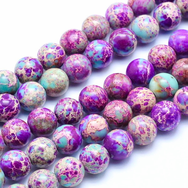 Jasp imperial bleu cu violet cu bleu, 4mm 1 buc